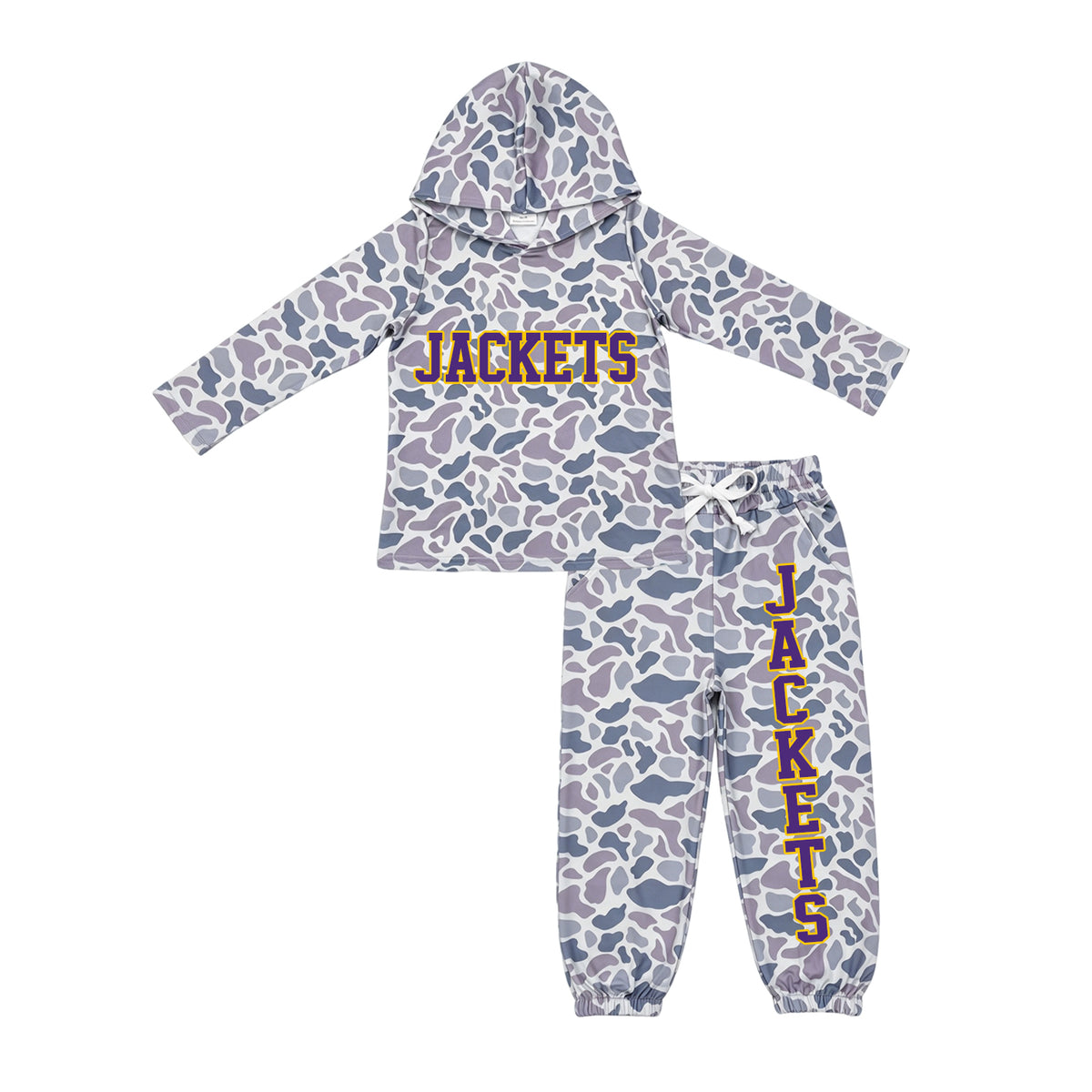 Preorder (5 MOQ) Adult Jacket Camo Hoodie Outfit