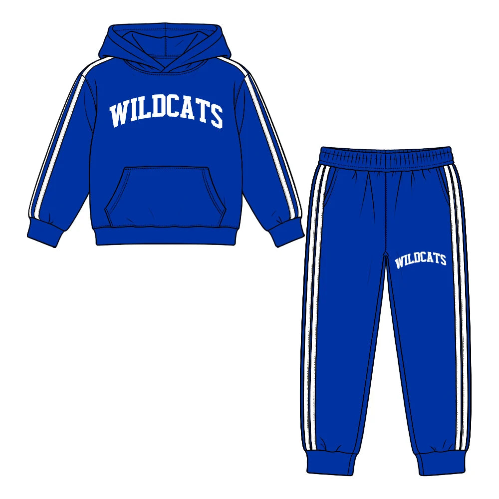 Preorder( 5 MOQ) Baby Girls Wildcats Hoodie Top Jogger Pants Outfit