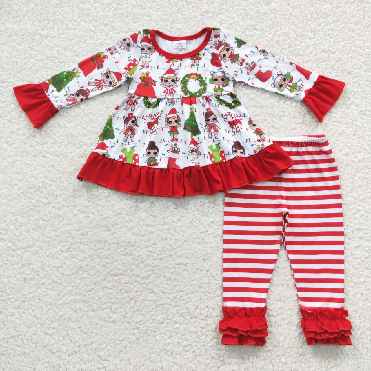 6 A27-1 Long sleeve legging pants Christmas outfits