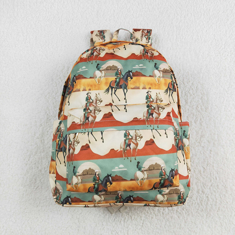 Western Rodeo Cowboys Adult Gym Bags Backpacks