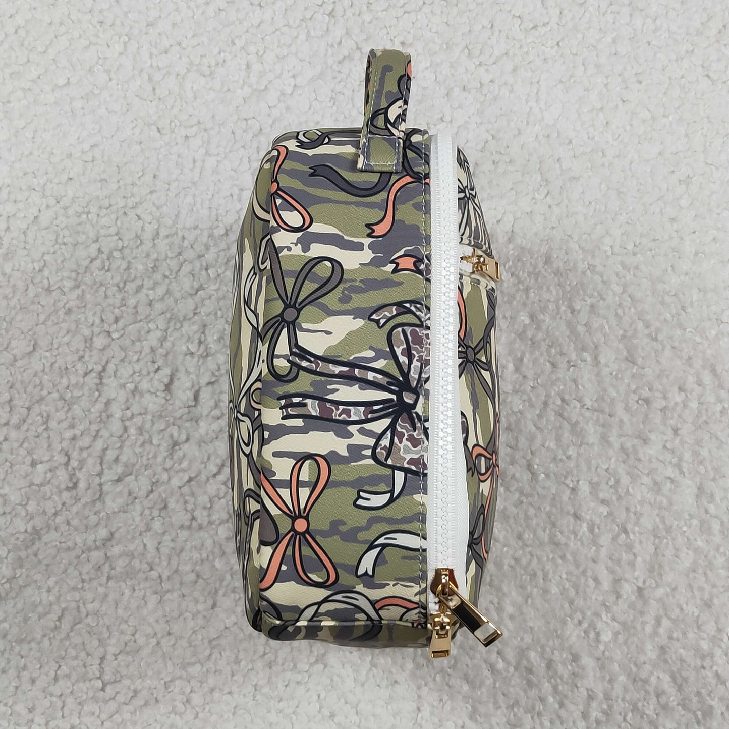 Baby Kids Southern Olive Camo Bows Lunch Boxes Bags