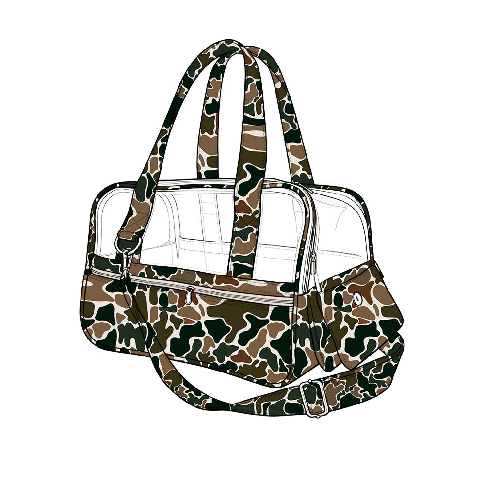7.13 BA0400 Preorder Kids Girls Boys Brown Camo Pet Carrier Bags