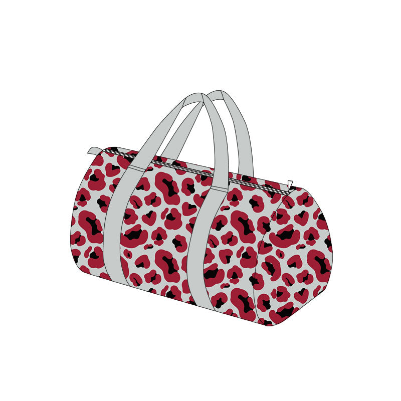 8.5 BA0432 PPreorder Teams Red Black Camo Print Kids Gym Bag