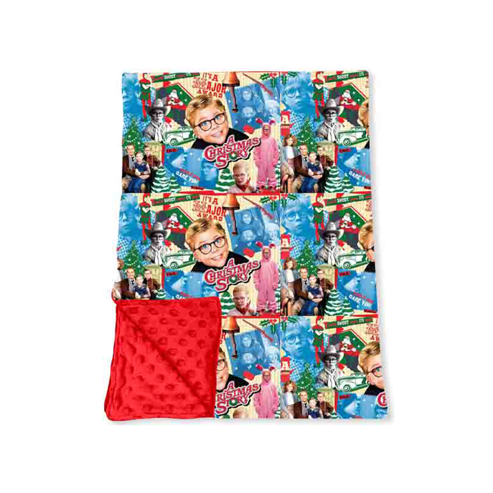 7.16 BL0261 Preorder Christmas Story Baby Girls Blanket