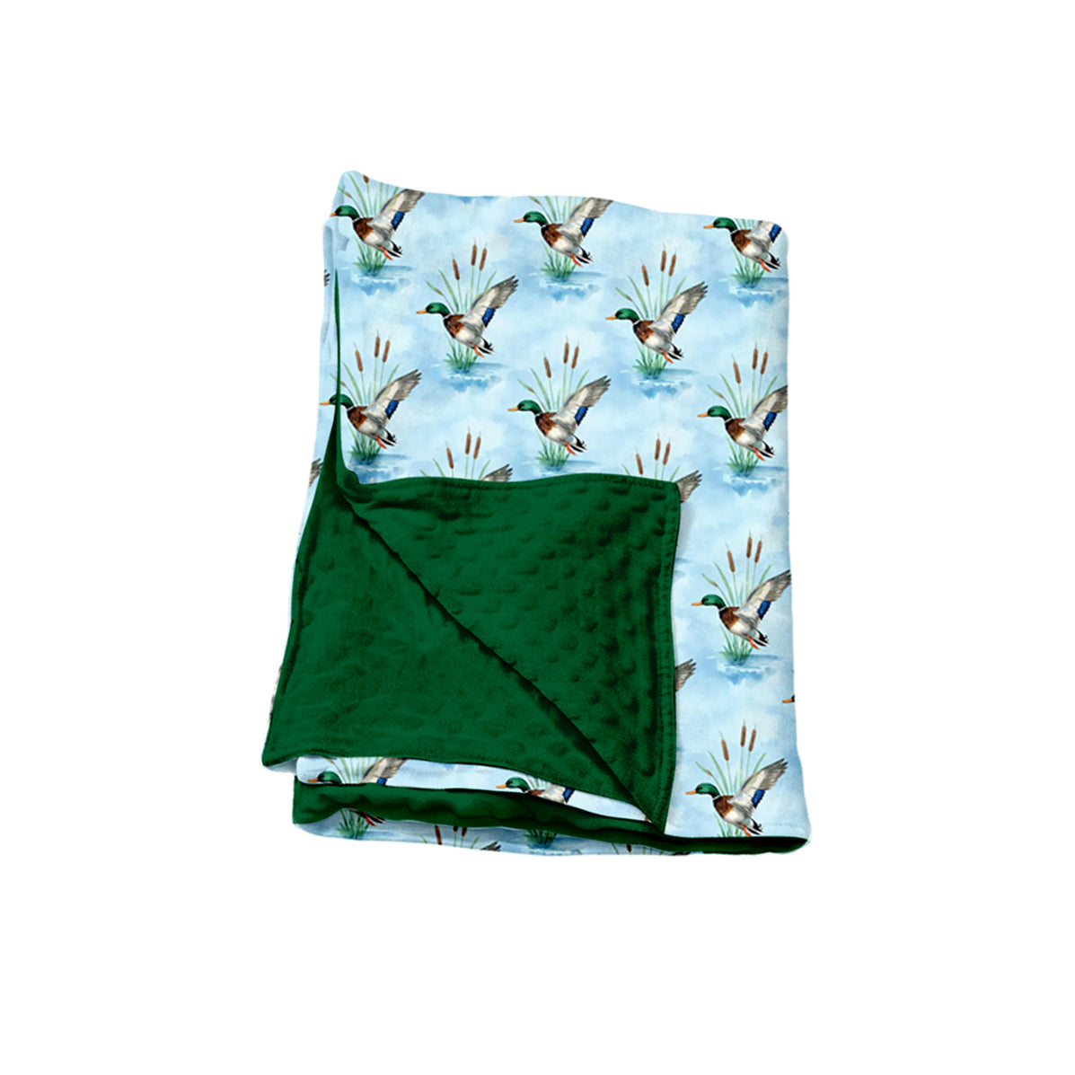 8.26 BL0301 Preorder Baby Boys Mallard Duck Blue Blanket
