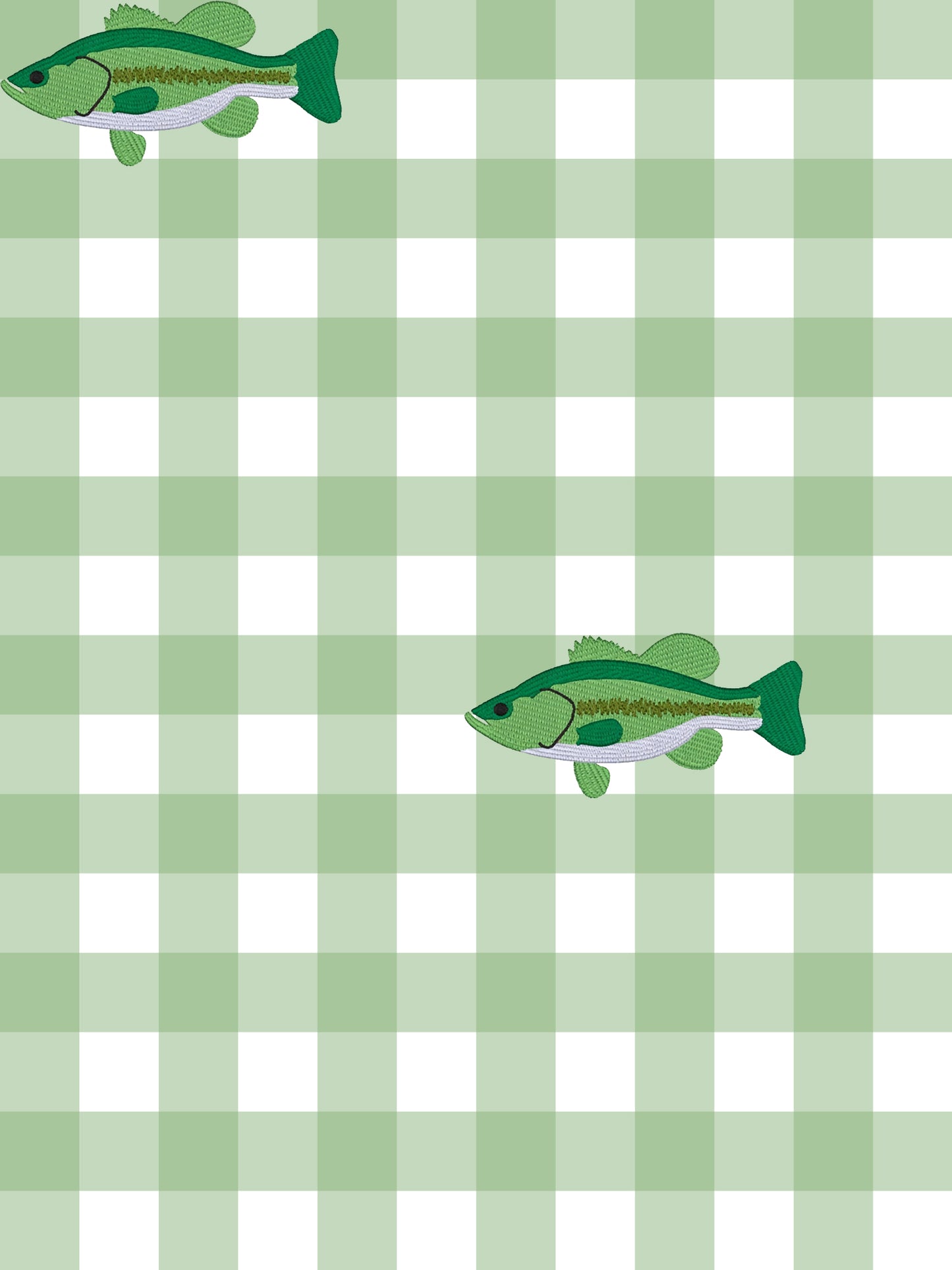 4.16 Toddler Boys Fish Grey Long Sleeve Top with Gingham Pants Outfit Preorder