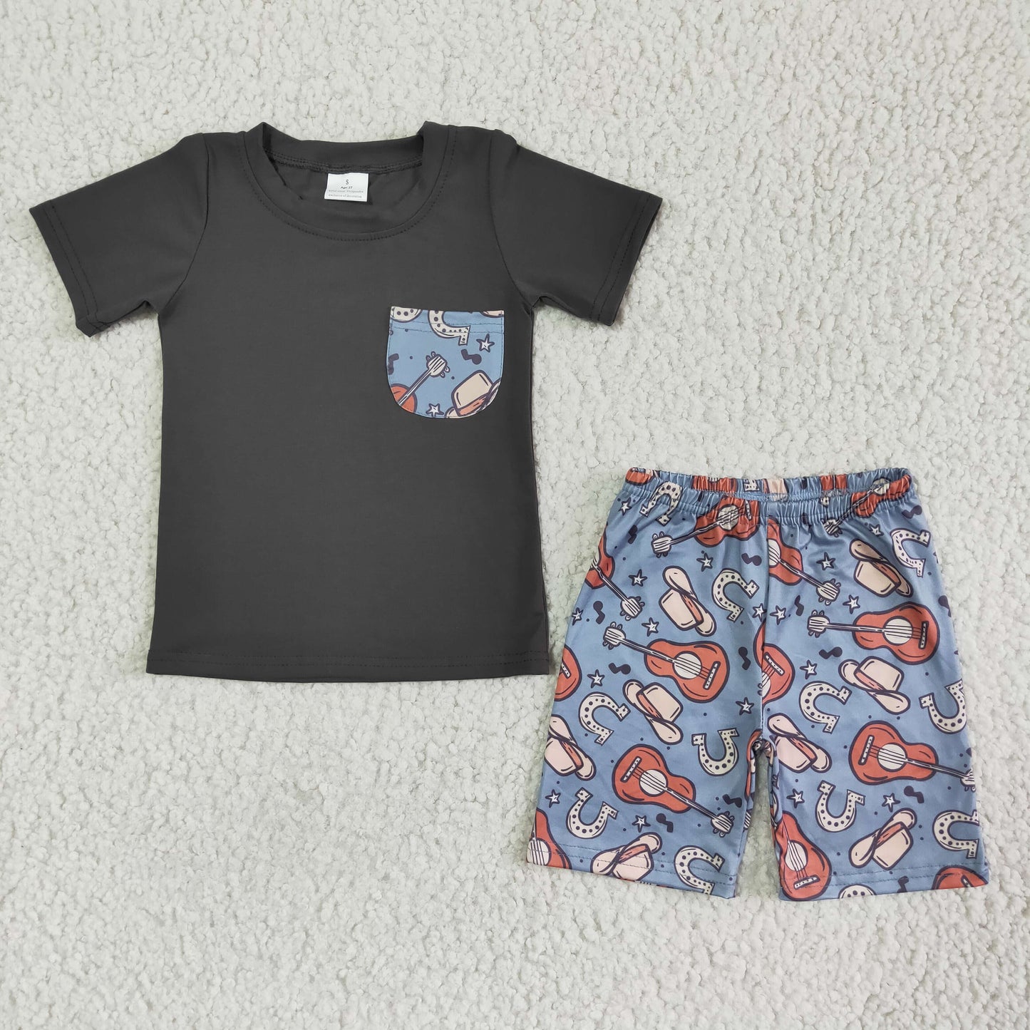 Boys short sleeved summer outfits BSSO0075