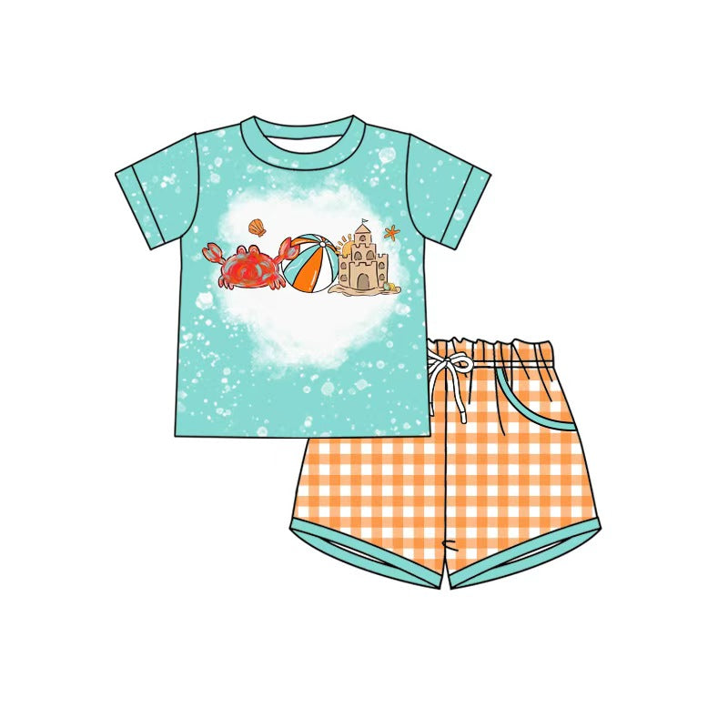 4.6 Toddler Boys Summer Carb Beach Shorts Outfit Preorder