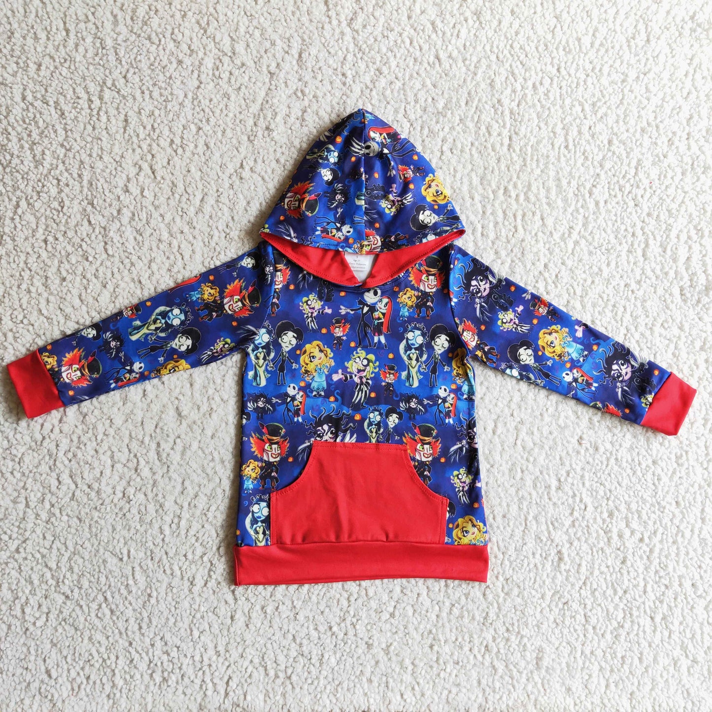 Boys long sleeve Halloween hooded Top BT0031