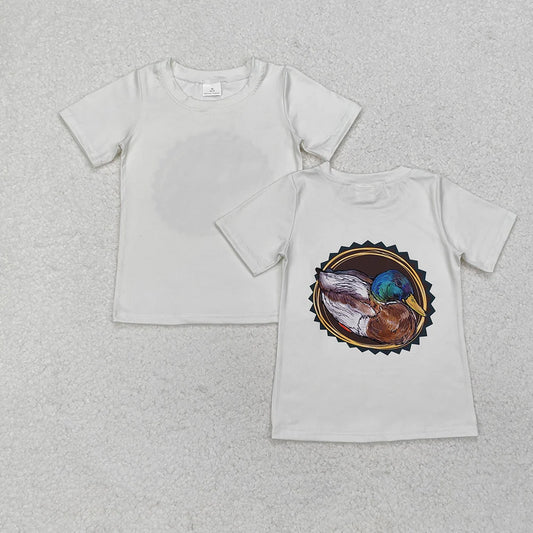 5 Back Prints Baby Boys Hunting Short Sleeve Tee Shirts Tops