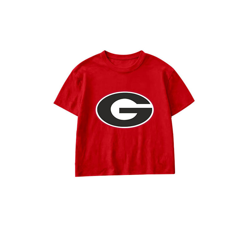 7.6 Preorder Kids Boys Georgia Short Sleeve T-shirt Top