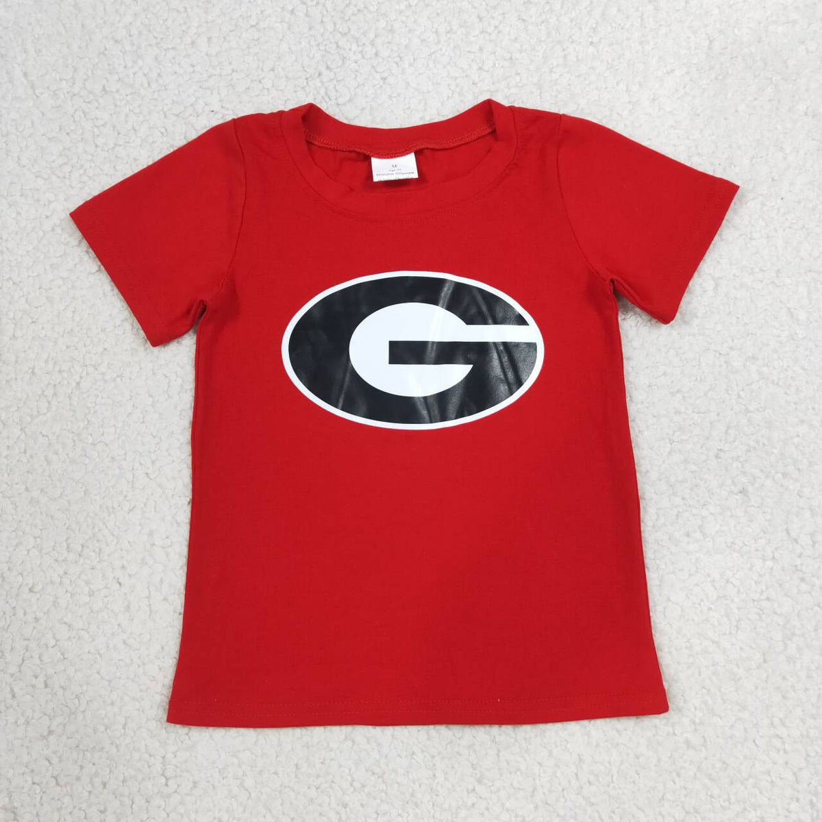 Sibling Kids Boys Vinyl Sport Team Short Sleeve Top