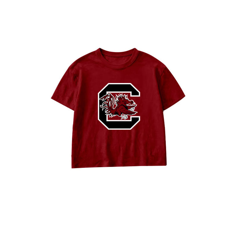 7.6 Preorder Kids Boys Gamecocks Short Sleeve T-shirt Top