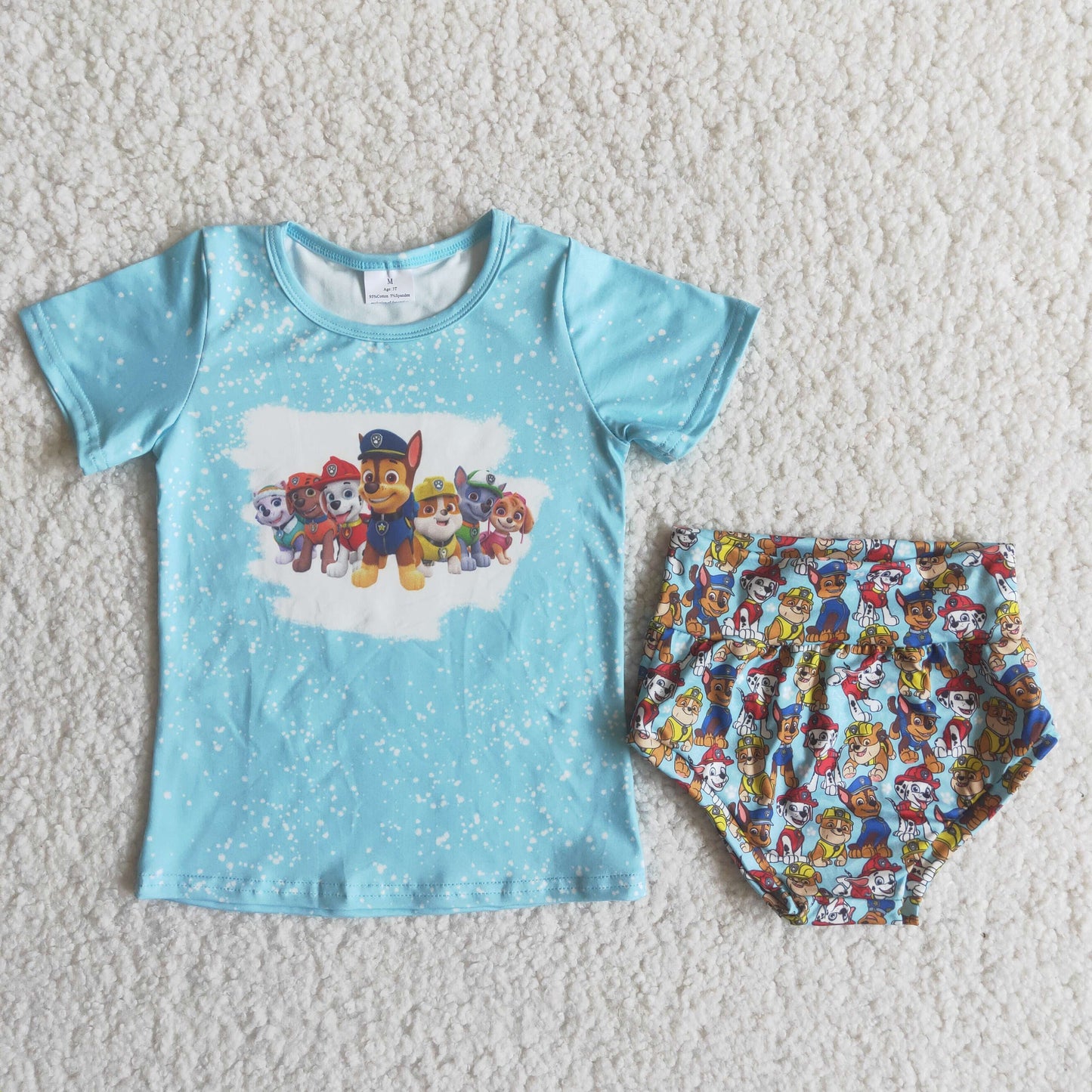 Short sleeve shirt bummie outfits C14-34
