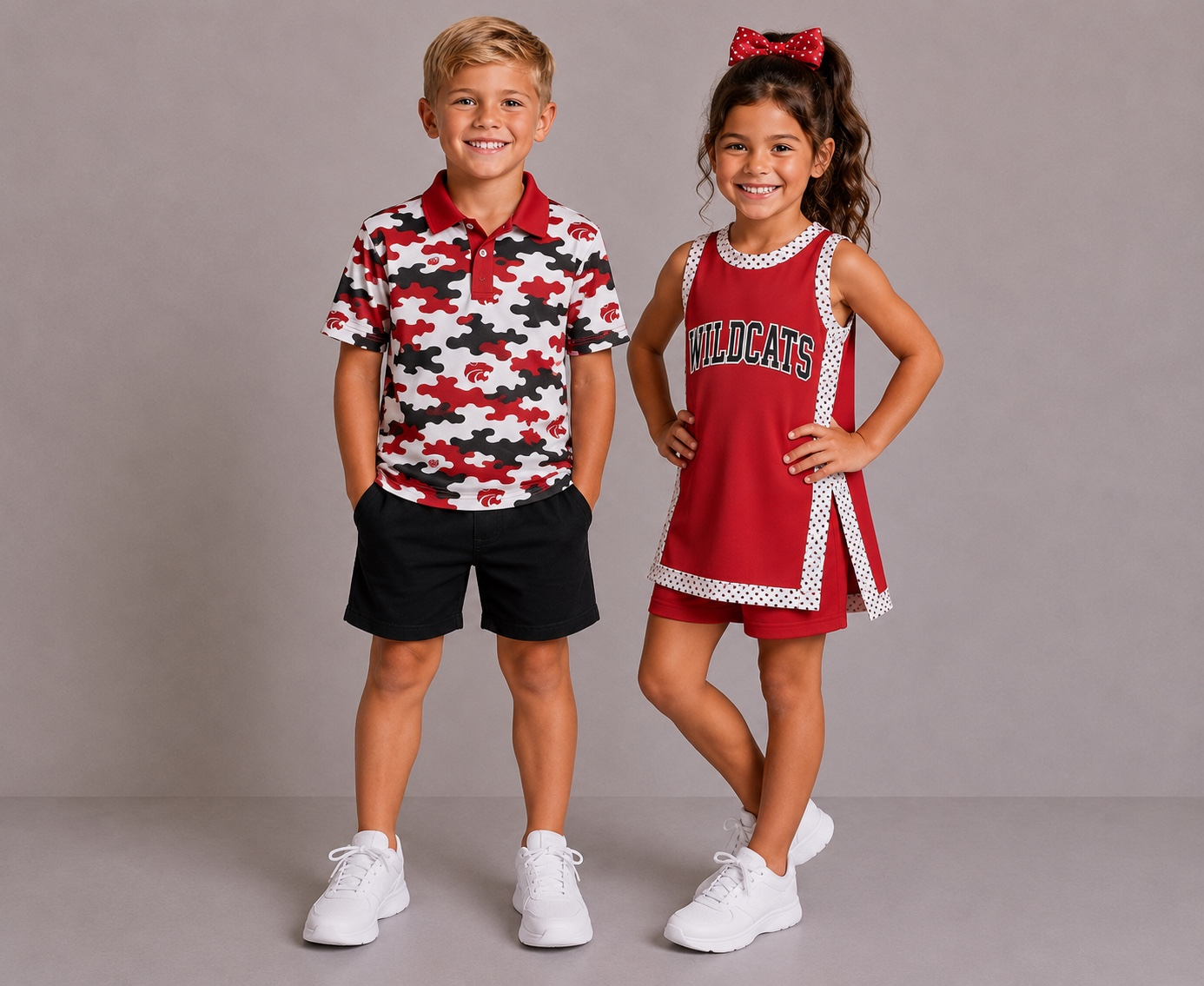(Custom Design Preorder MOQ 5) Teams Crosby Cougars Camo Print Boys Girls & Man Clothes Family Matching Wear