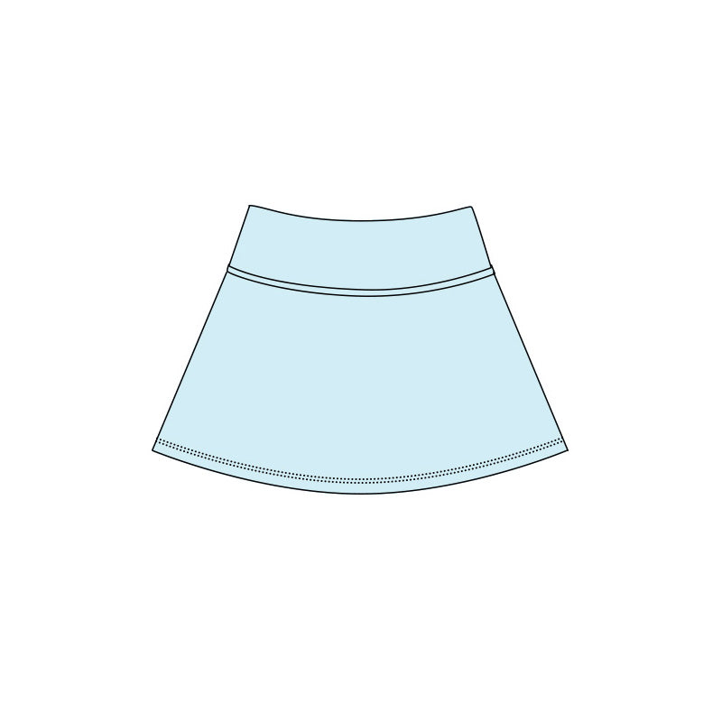 4.15 Kids Girls Light Blue Active Skort Preorder