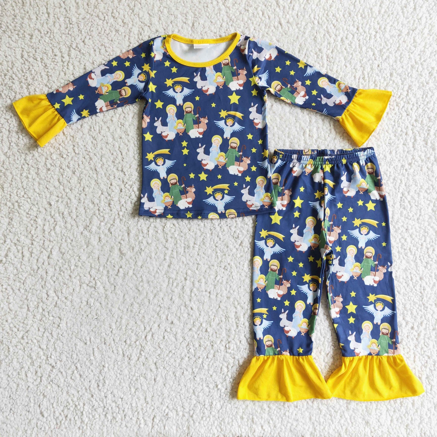 Girls nativity Christmas pajamas GLP0290