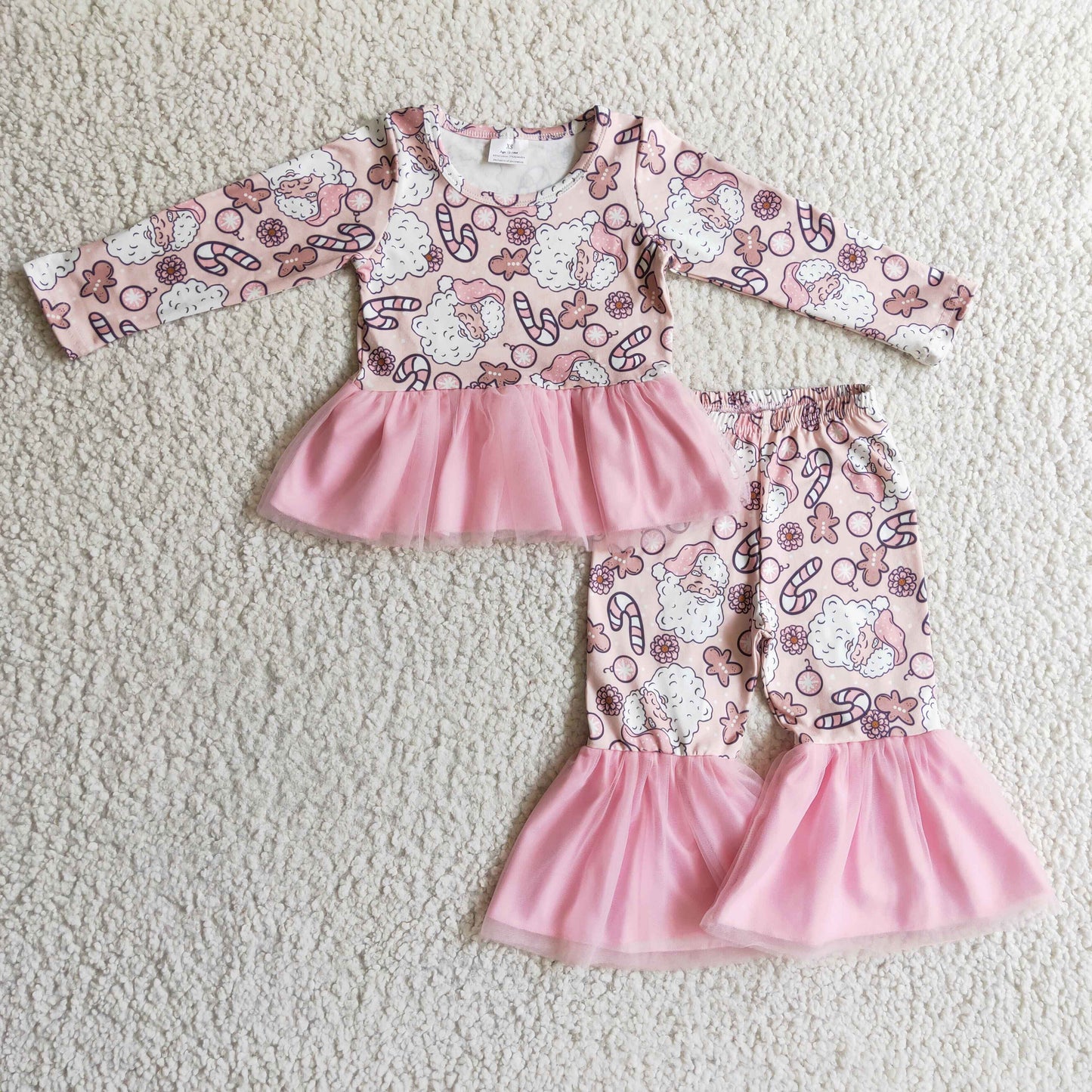 Girls Christmas pink tutu outifts GLP0297