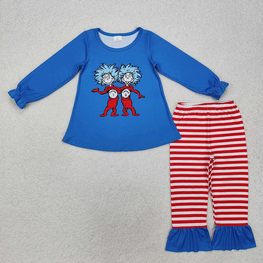 Sibling Baby Girls Boys Dr Reading Long Sleeve Outfit