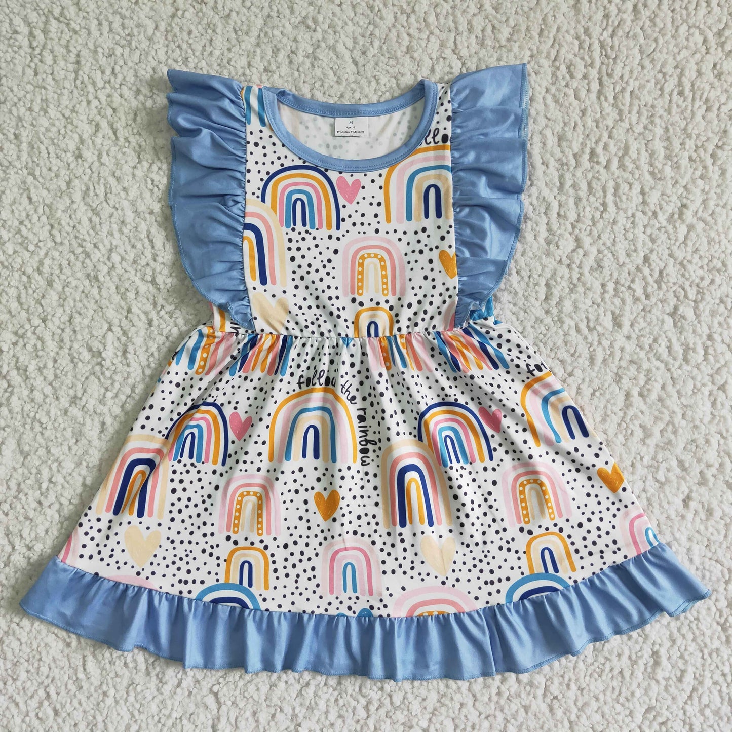 (Promotion)Flutter sleeve knee length dress GSD0016