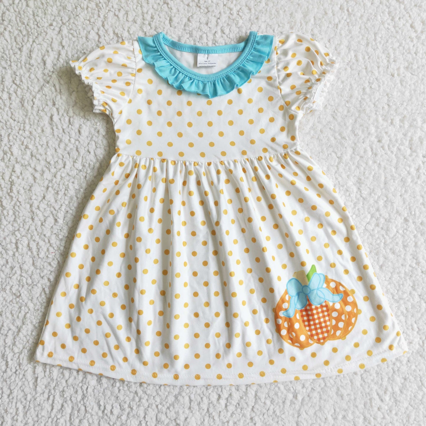 Girls pumpkin dress GSD0116