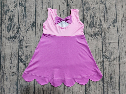 Baby Girls Princess Purple Sleeveless Dress Preorder
