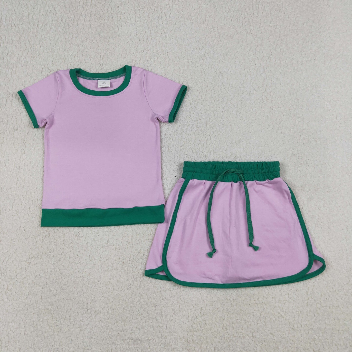 Mother Daughter Matching Tennis Skort Set, Violet Mommy and Me Summer Outfit
