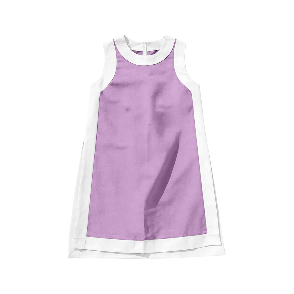 3.23 Baby Girls Violet Sleeveless Active Dress Preorder