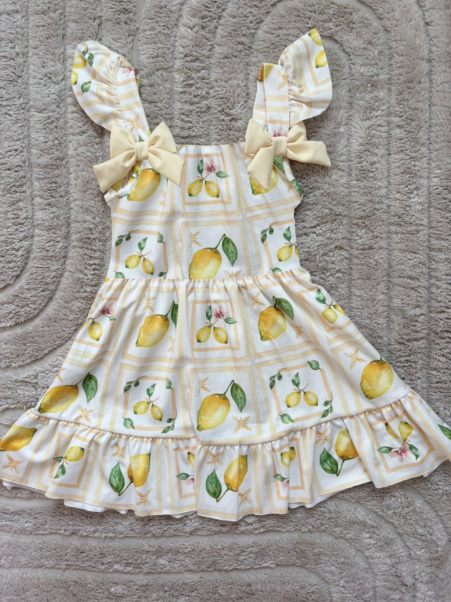 3.25 GSD4003 Baby Girls Lemon Dress Preorder