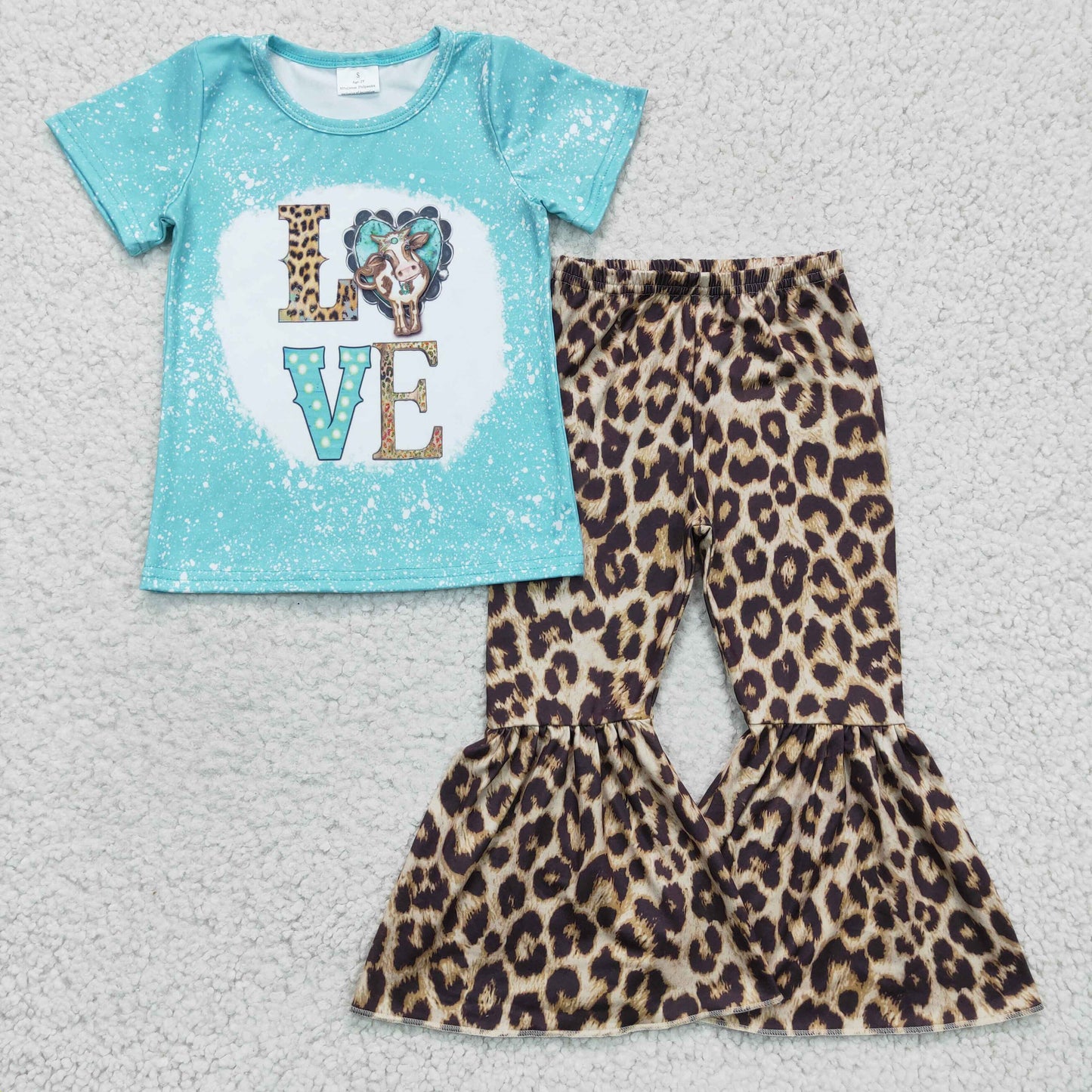 Girls love cow print outfit GSPO0330