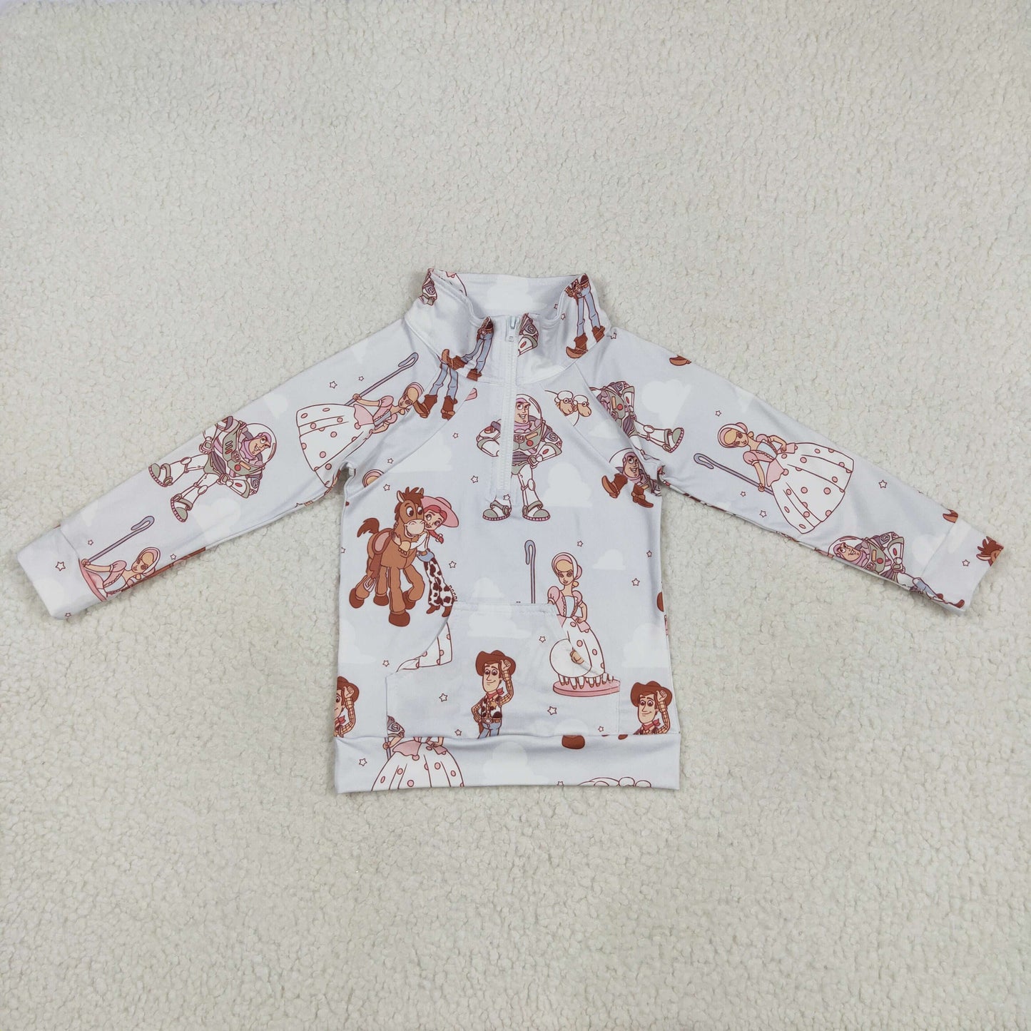 Sibling Baby Girls Cartoon Toy Outfit +Pullover Top