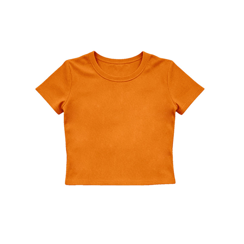 4.15 Kids Girls Orange Active Short Sleeve Top Preorder