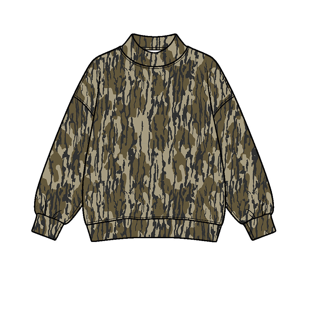 8.1 GT1815 Preorder Adult Camo Print Woman Yoga Long Sleeve Tee Shirts Top