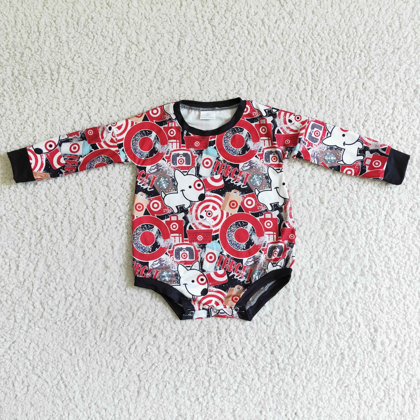 Girls long sleeve romper LR0050