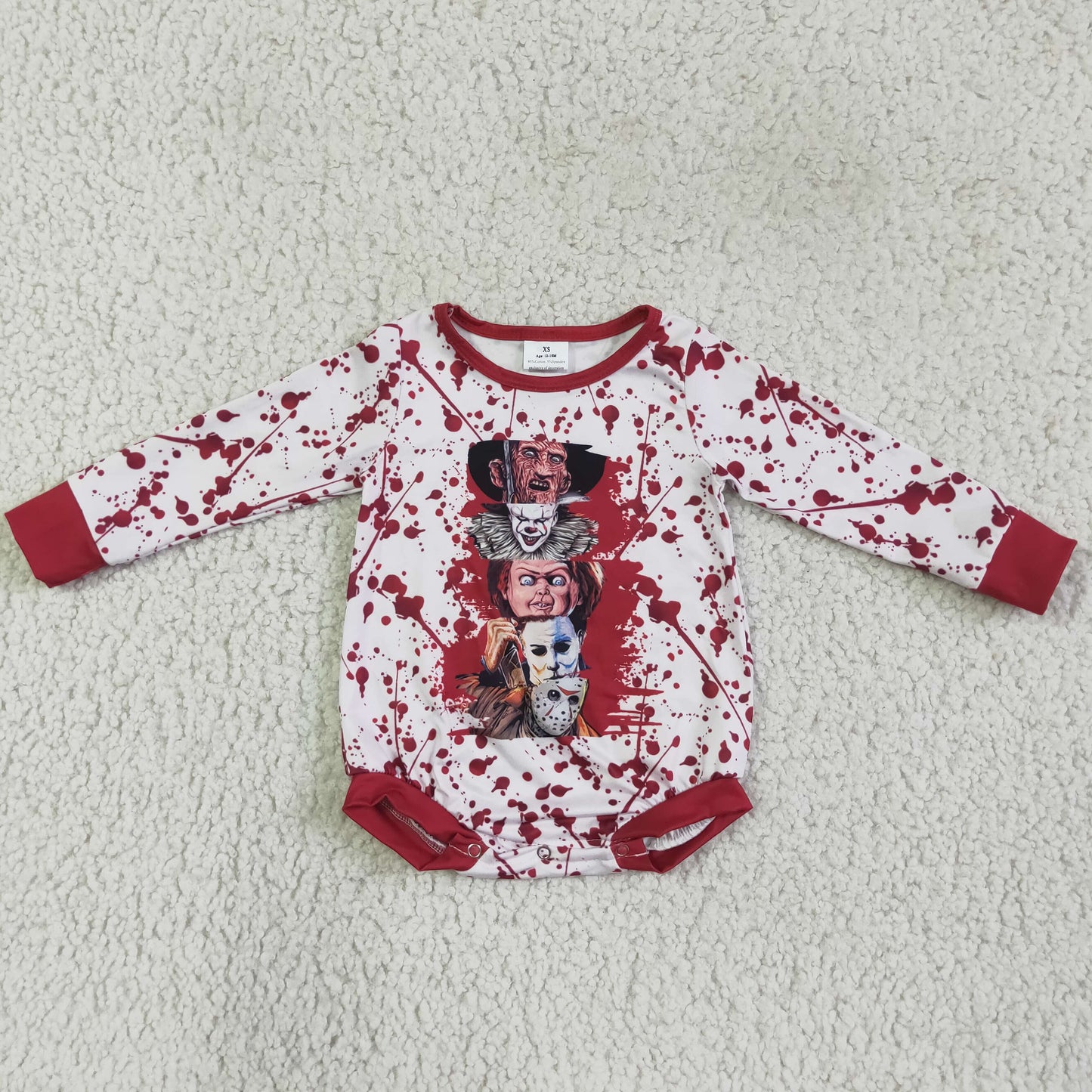 Baby Girls long sleeve romper LR0077