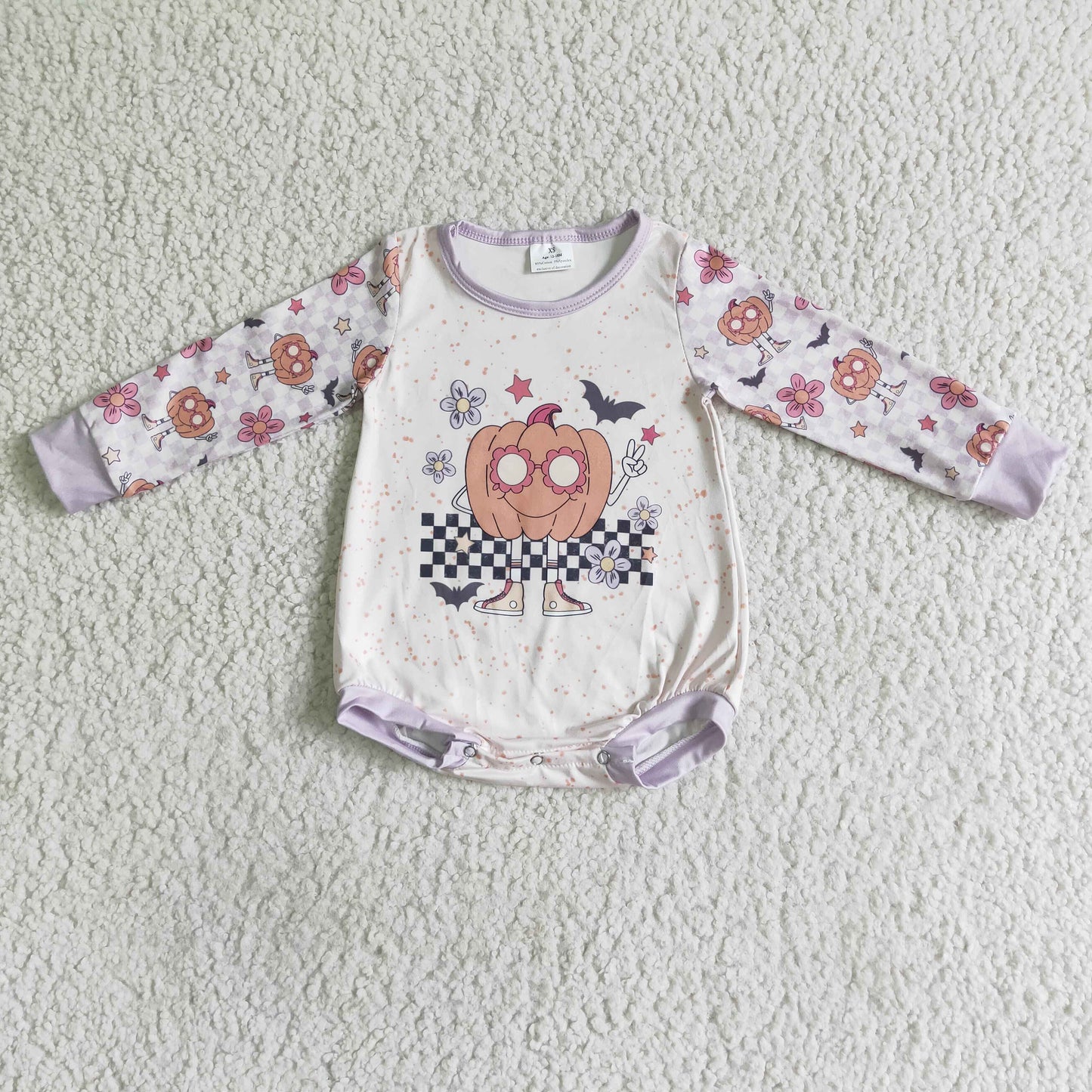 Baby Girls long sleeve romper LR0083