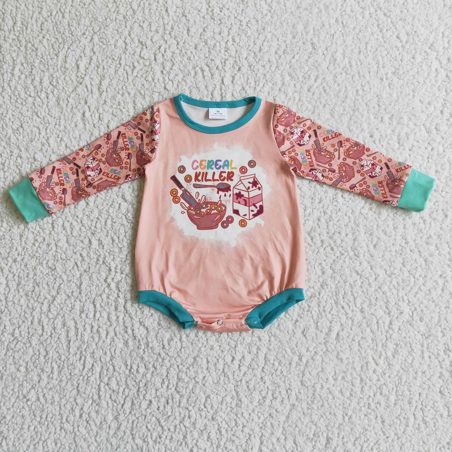 Baby Girls long sleeve romper LR0122