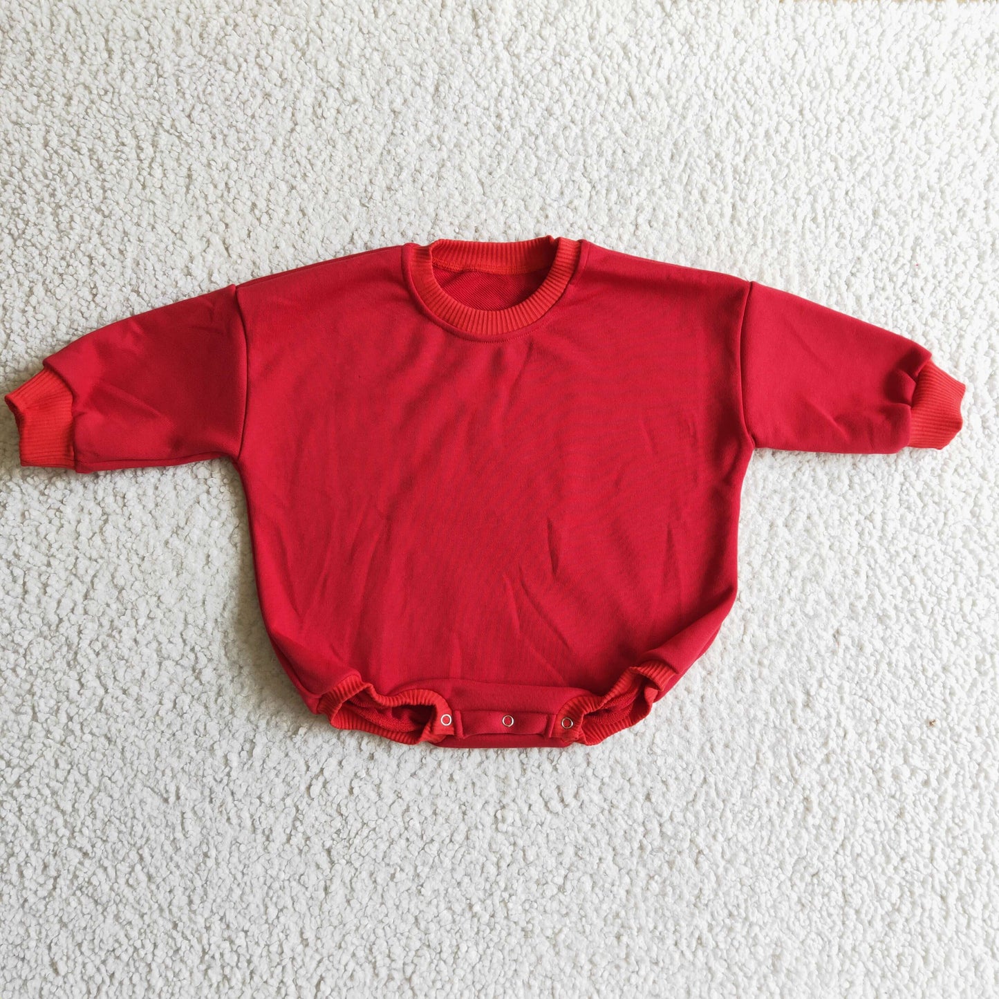 Baby cotton fall RED romper LR0242