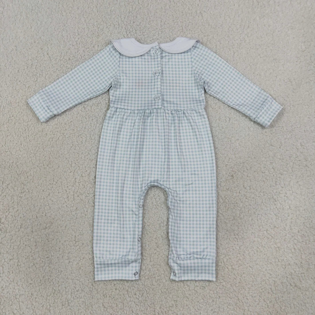 Sibling Baby Girls Holiday Embroidery Turkey Pumpkin Fall Long Sleeve Pants Romper