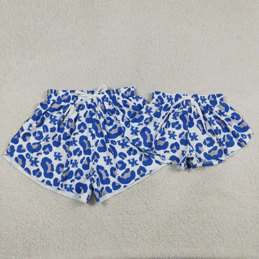 Sport Team UK Mommy and Me Bottom Summer Yoga Flutter Shorts Sibling Wear