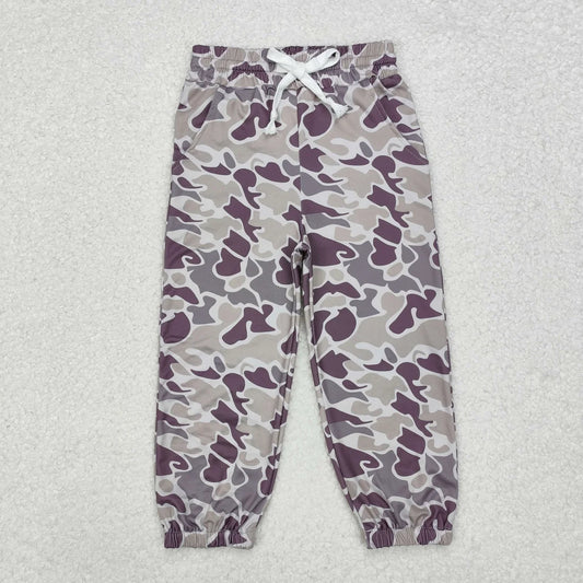 Sibling Kids Girls Boys Camo Drawstring Pocket Jogger Pants