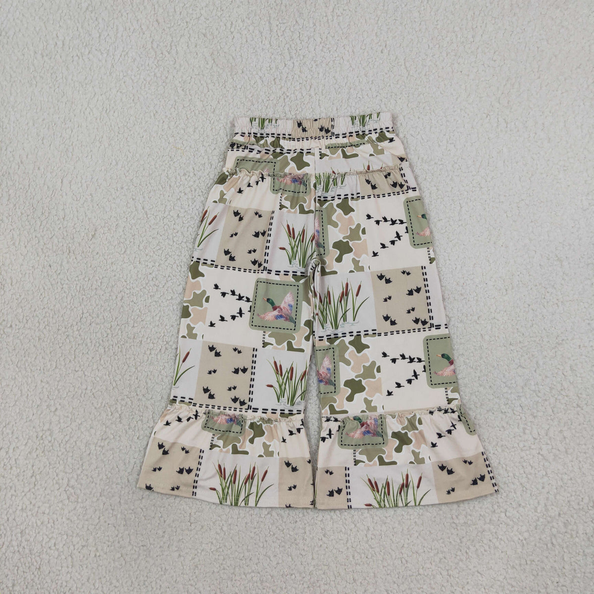Sibling Kids Girls Hunting Camo Flare Pants
