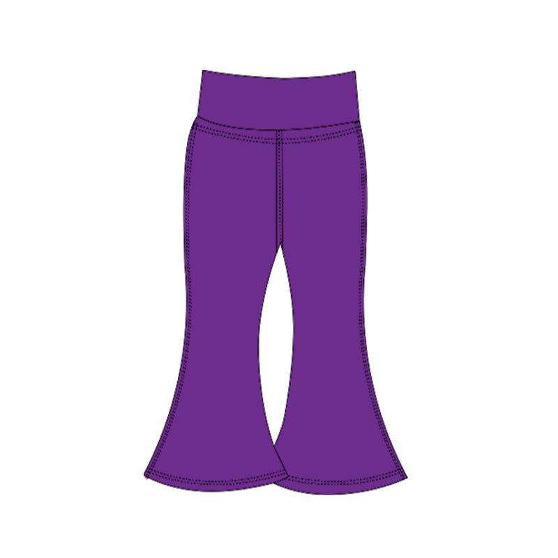 7.29 Preorder Kids Purple Active Bell Bottom Pants