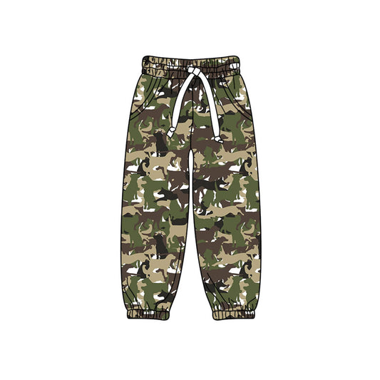 9.22 P1256 Preorder Kids Boys Camo Dog Pocket Jogger pants