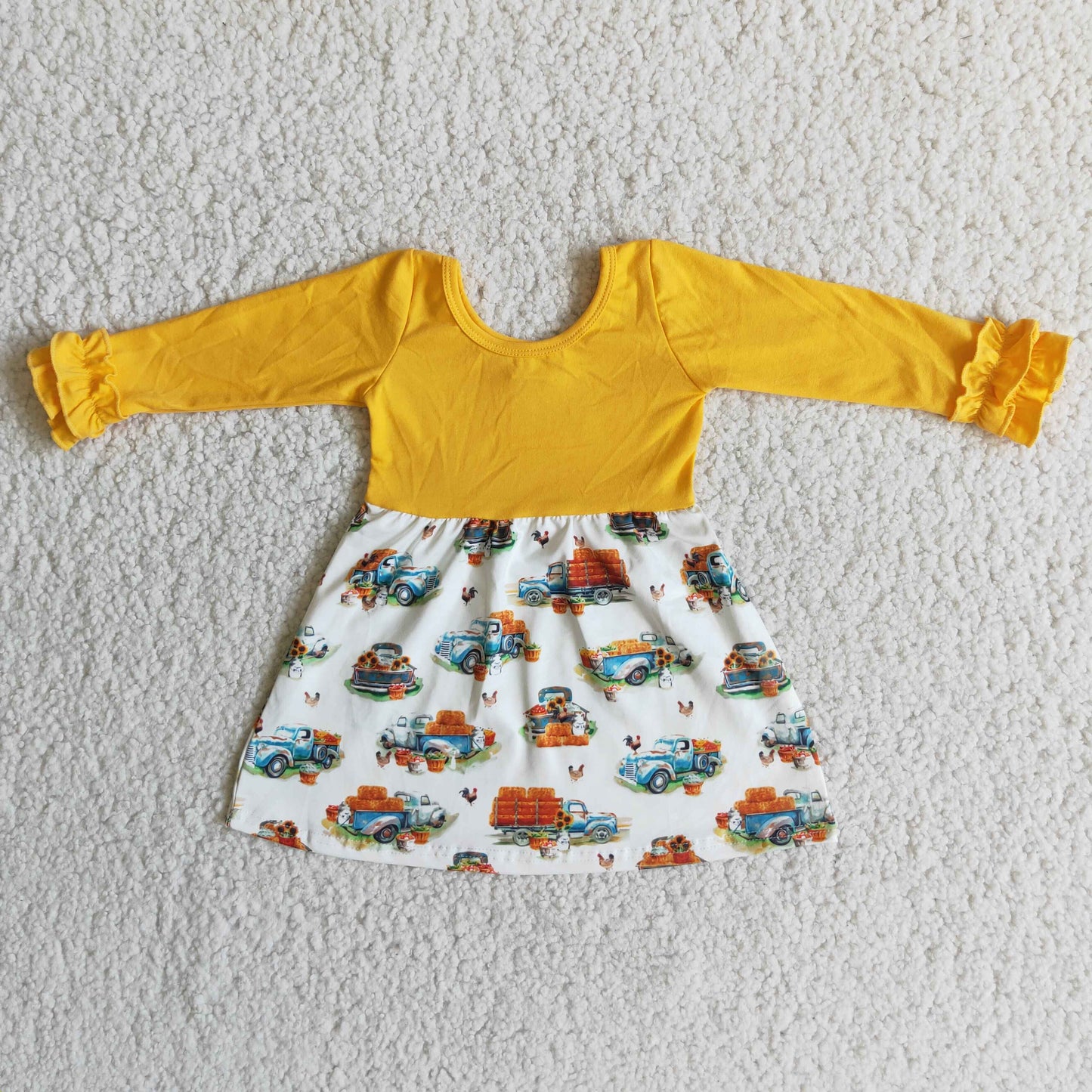 Long sleeve tunic pumpkin dress