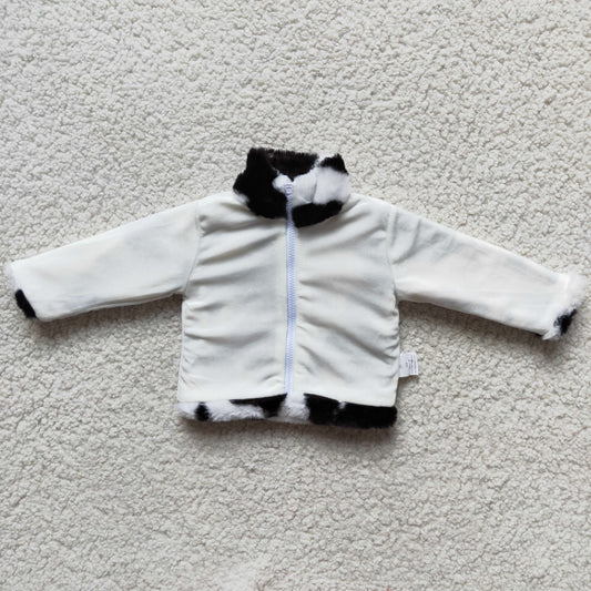Long sleeve zipper cardigan thick fabric winter pullover top 6 B0-19