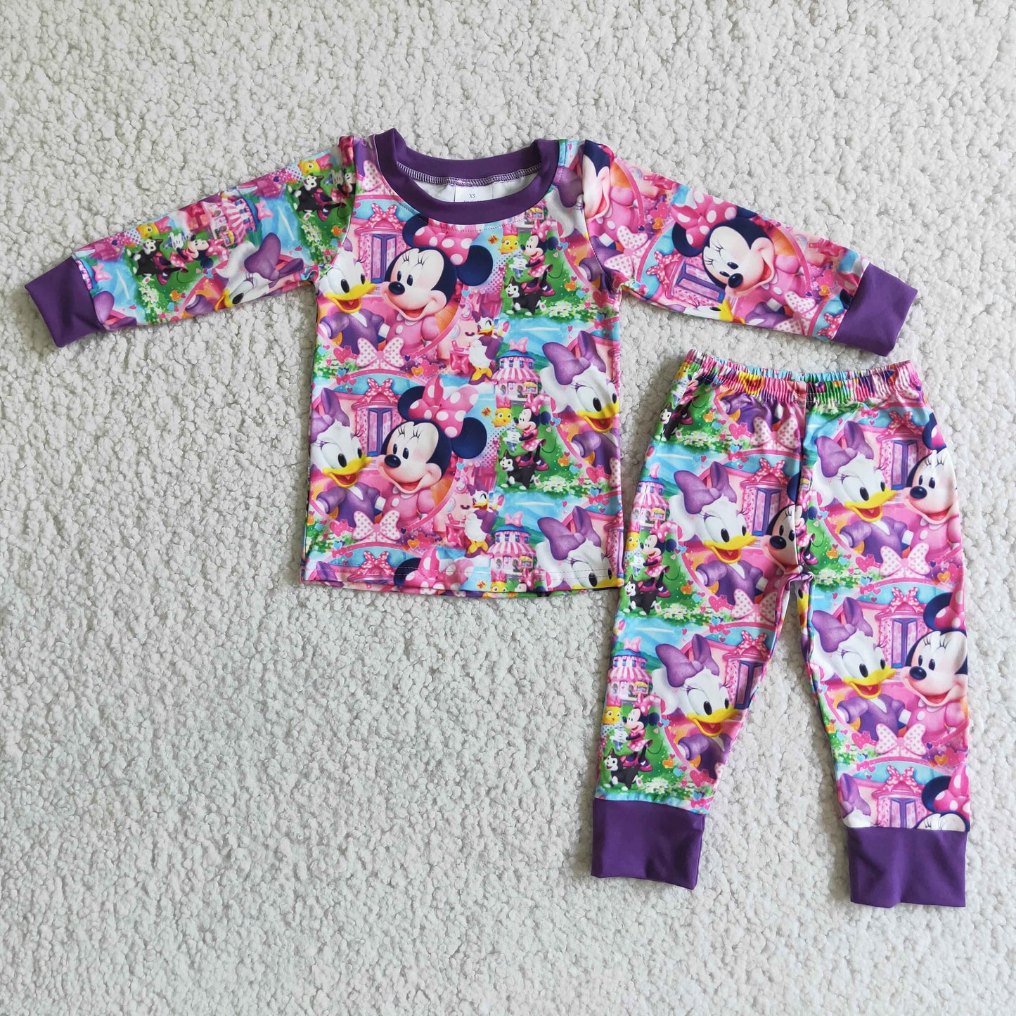 (Promotion)Girls long sleeved pajamas 6 A1-4