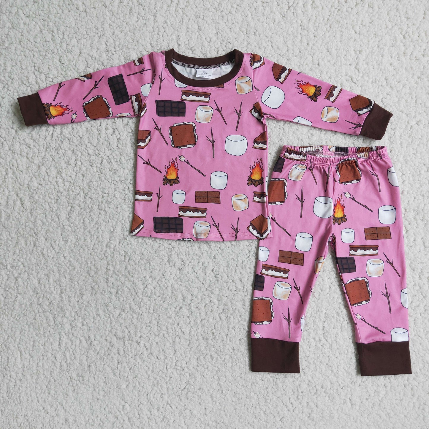 (Promotion)Girls long sleeved pajamas 6 B3-18