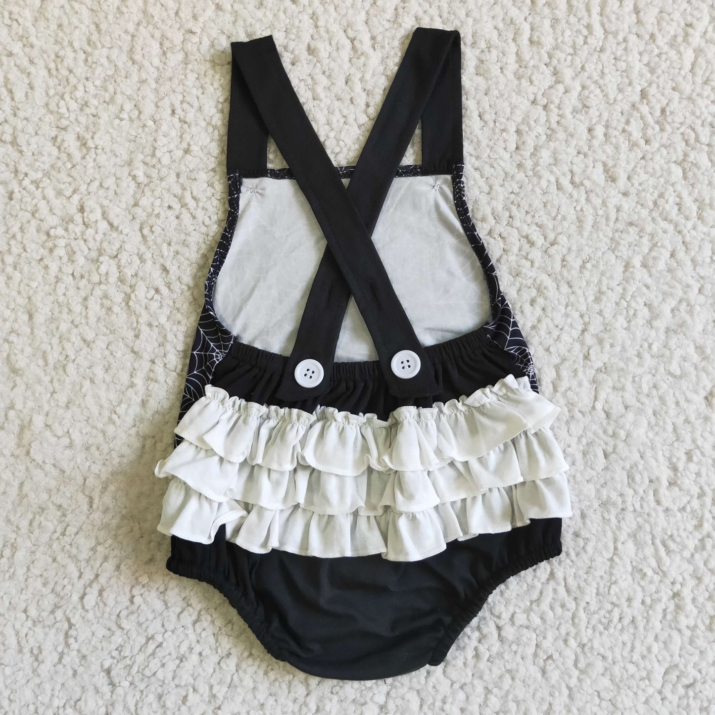 Baby girls bubble Halloween romper SR0075