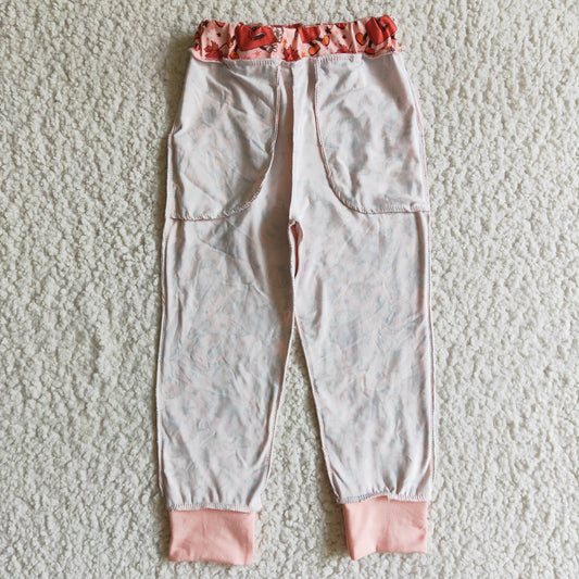 Girls punpkin legging pants P0026